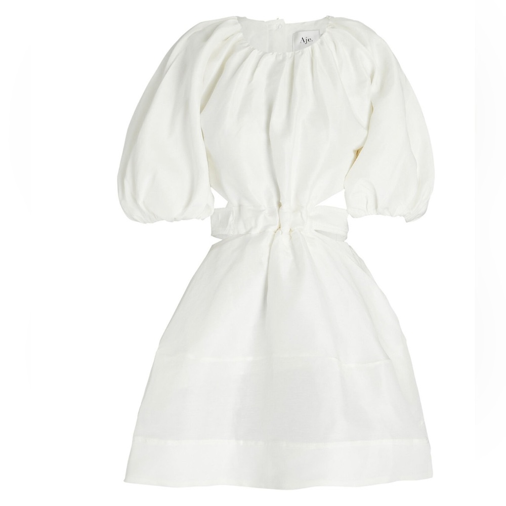 White Mini Dress by AJE